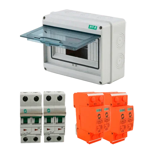 Kit de Proteções 2 MPPT Solar 600V 20A Aurensol