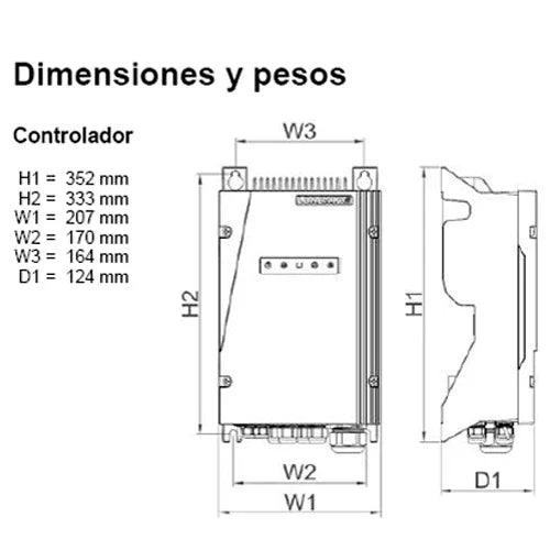 Controlador Solar Lorentz PS2-150 0,3kW IP68 MPPT
