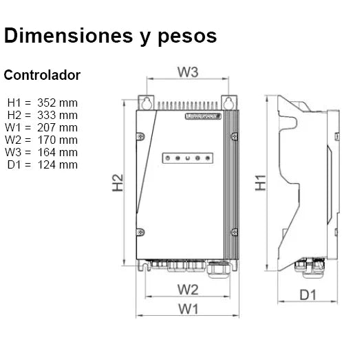 Controlador Solar Lorentz PS2-1800 1,8kW IP68 MPPT