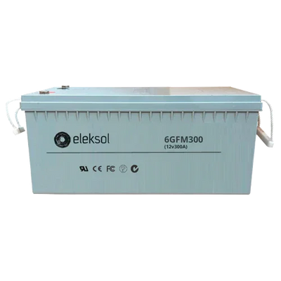 Bateria AGM Eleksol 12V 300Ah 6GFM300
