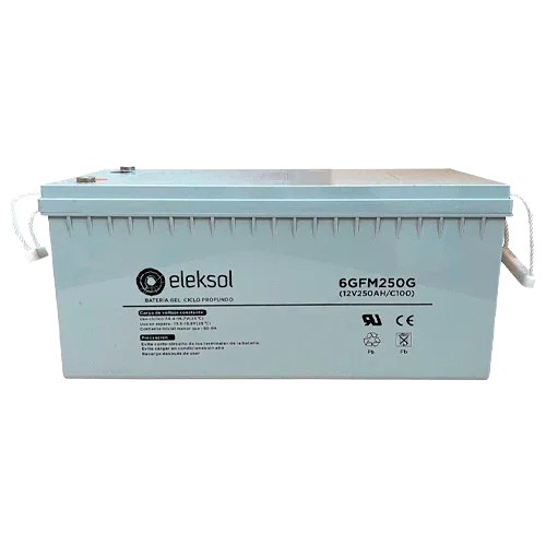 Bateria Gel Eleksol 12V 250Ah 6GFM250G