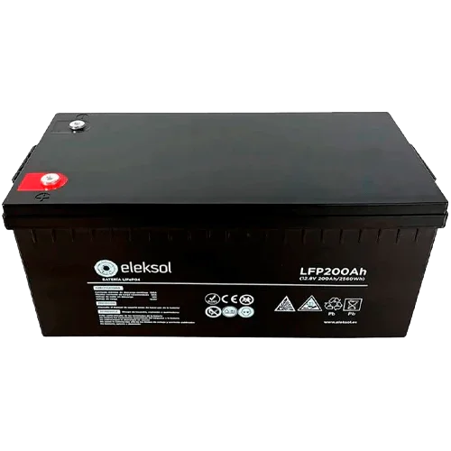 Bateria de Lítio Eleksol 12.8V 200Ah LFP200AHBT Bluetooth