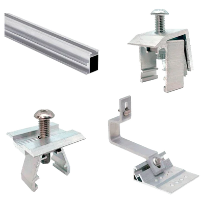 Estrutura de Alumínio Coplanar Salvatejas 2 Painéis