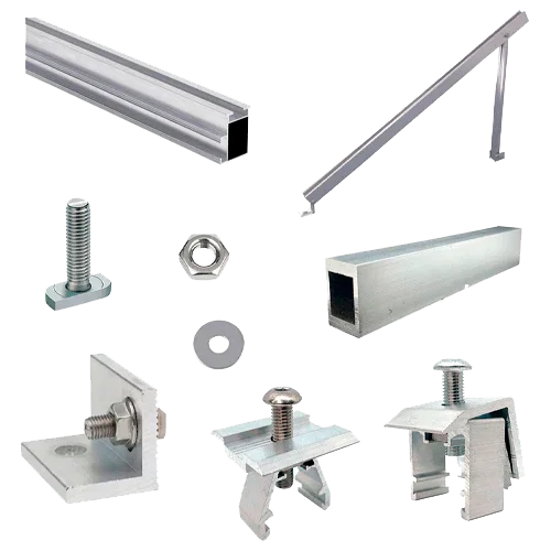 Estrutura Alumínio Solo Plano 8 Painéis