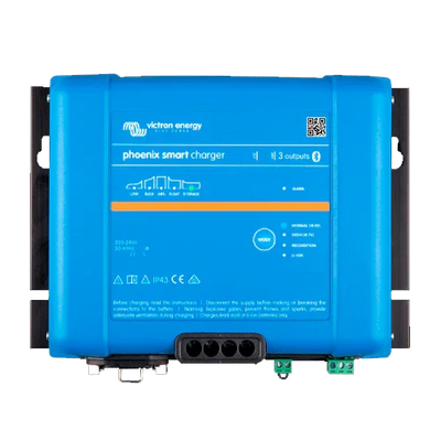 Carregador Victron Phoenix Smart IP43 24V 25A (3 saídas) Bluetooth