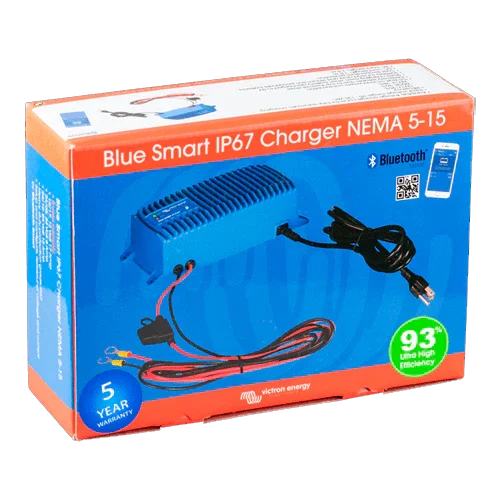 Carregador Victron Blue Smart IP67 12V 7A Bluetooth Impermeável