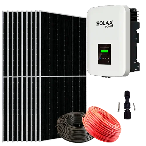 Kit Solar Red 5000W Solax X3-MIC-5.0K-G2 Trifásico