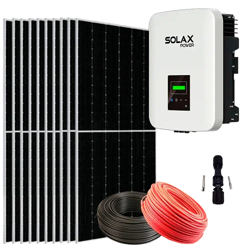 Kit Solar Rede 6000W Solax X3-MIC-6.0K-G2 Trifásico