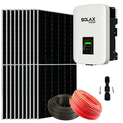 Kit Solar Rede 6000W Solax X3-MIC-6.0K-G2 Trifásico