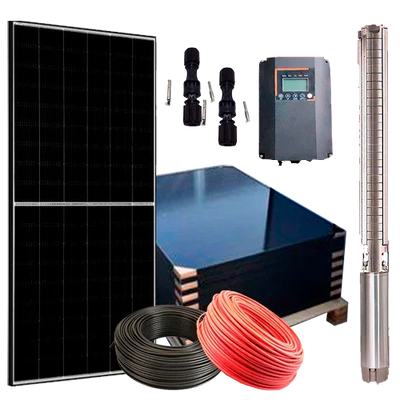 Kit Bomba Solar ZIRI 4SC8-160 5CV 164m 16,2m³/h
