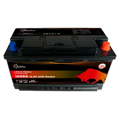 Bateria de Lítio 12V 100Ah Olalitio OLA-12-100-SH Debaixo do Assento Aquecimento Bluetooth