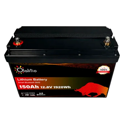 Bateria de Lítio 12V 150Ah Olalitio OLA-12-150-P Bluetooth