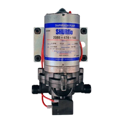 Bomba de Pressão Shurflo 24V 11,3 l/min 50 PSI 2088-474-144