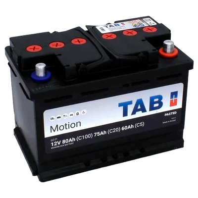 Bateria 12V Ciclo Profundo TAB Motion 60P | 80Ah