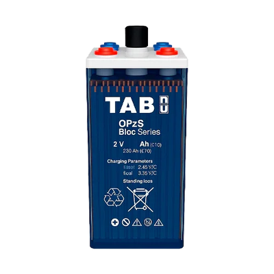 Bateria 48V Estacionária TAB 10 OPZS 1000 | 1510Ah
