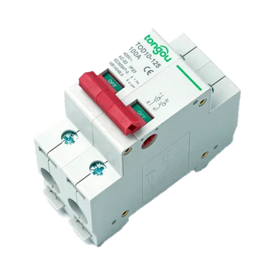 Disjuntor magnetotérmico 2P 400V 100A Tongou TOD10-125