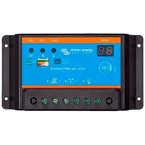 Regulador de Carga PWM Victron BlueSolar Light 12/24-10 10A