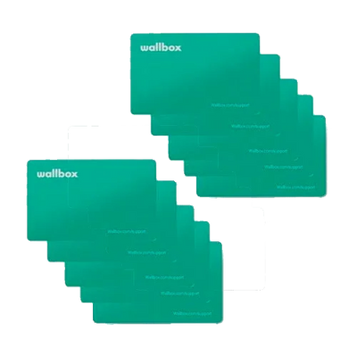Pack de 10 Cartões RFID Wallbox para Carregadores VE