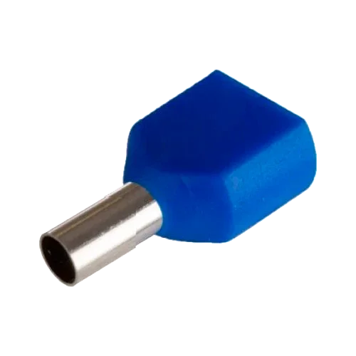 Terminal Duplo Oco Isolado Sofamel 16 mm² APF/D-16,00D Azul
