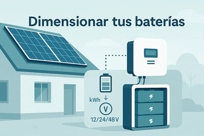 Guía práctica para dimensionar baterías en aislada y on-grid