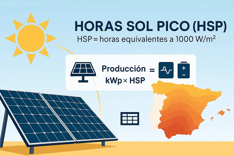 Horas Sol Pico (HSP): qué son, para qué sirven y cómo calcularlas
