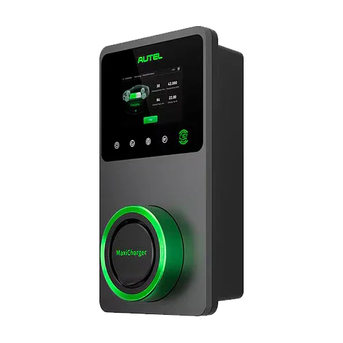 Carregador VE Autel MaxiCharger AC Elite 22kW Tomada LCD 4G