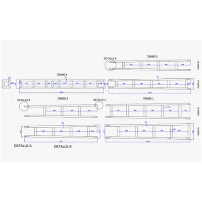 Torre Quadripé Bornay P-750 12 m com Ponta