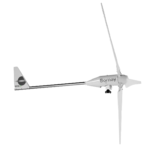 Aerogerador Bornay Wind 25.3+ 3 Pás 5 kW 220V