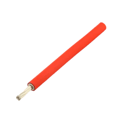 Cabo Solar PV1-F Vermelho 1x6mm² 50m 1500V DC