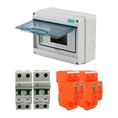 Kit de Proteções 2 MPPT Solar 600V 32A Aurensol