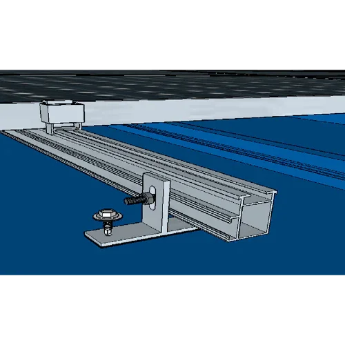 Estrutura de Alumínio Coplanar para Chapa 6 Painéis