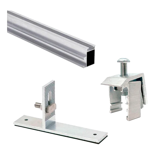 Estrutura Alumínio Coplanar Chapa 1 Painel