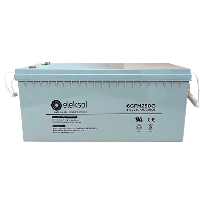 Bateria Gel Eleksol 12V 250Ah 6GFM250G