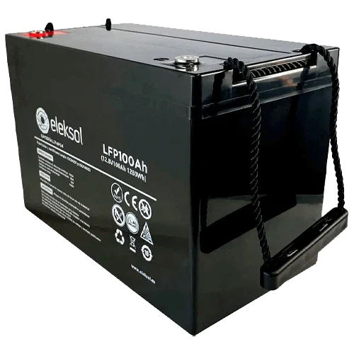 Bateria de Lítio Eleksol 12.8V 100Ah LFP100AHBT Bluetooth