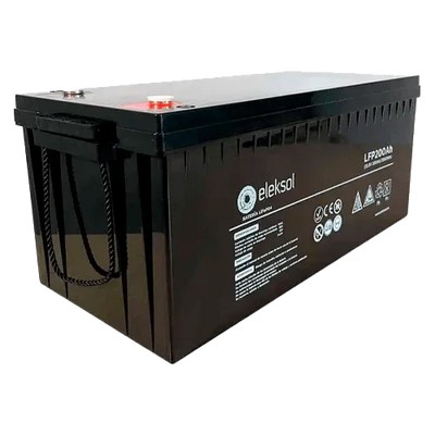 Bateria de Lítio Eleksol 12.8V 200Ah LFP200AHBT Bluetooth