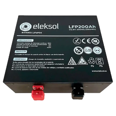 Bateria de Lítio Eleksol 12,8V 200Ah LFP200BTBA Debaixo do Assento