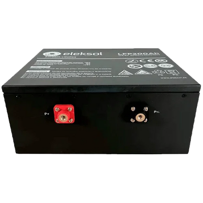 Bateria de Lítio Eleksol 12,8V 200Ah LFP200BTBA Debaixo do Assento