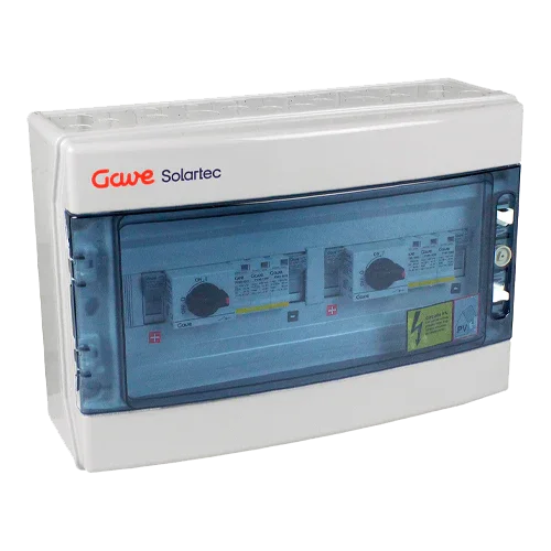 Caixa de Proteções DC PV GAVE STM11025P15/2 2 MPPT 1 String 15A 1000V