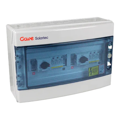 Caixa de Proteções DC PV GAVE STM11025P15/2 2 MPPT 1 String 15A 1000V