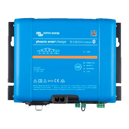 Carregador Victron Phoenix Smart IP43 12V 30A (1+1) Bluetooth