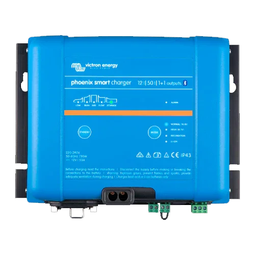 Carregador Victron Phoenix Smart IP43 12V 50A (1+1) Bluetooth