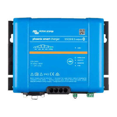 Carregador Victron Phoenix Smart IP43 12V 50A (3 saídas) Bluetooth