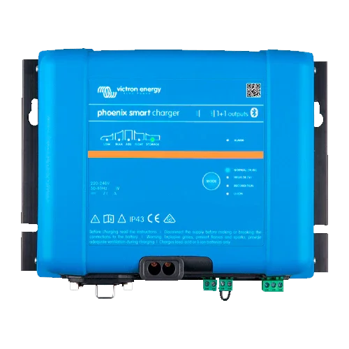 Carregador Victron Phoenix Smart IP43 24V 16A (1+1) Bluetooth
