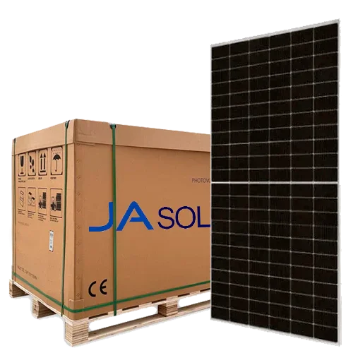 Palete 36 Painéis Bifaciais JA Solar 535W JAM60D42 LB Mono PERC 144 células