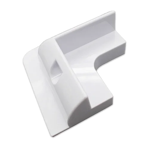 Kit 4 Esquineras Spoiler Brancas para Caravana Solar