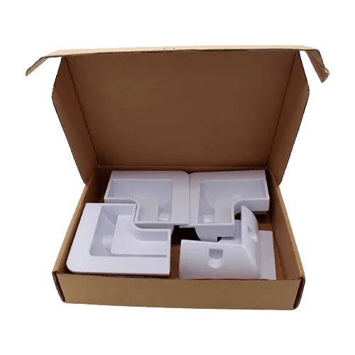 Kit 4 Esquineras Spoiler Brancas para Caravana Solar