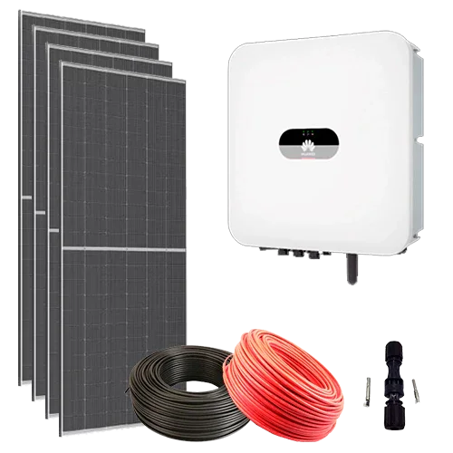 Kit Solar Híbrido Rede 2000W Huawei SUN2000L-2KTL-L1 Monofásico