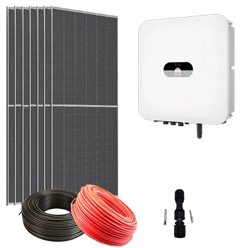 Kit Solar Híbrido Rede 4000W Huawei SUN2000L-4KTL-L1 Monofásico