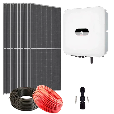 Kit Solar Híbrido Rede 5000W Huawei SUN2000L-5KTL-L1 Monofásico
