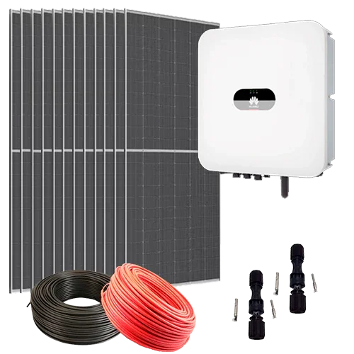Kit Solar Híbrido Rede 6000W Huawei SUN2000L-6KTL-L1 Monofásico